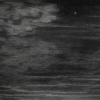 "Abendstern", Bleistift auf Papier, 21 x 30 cm, 2021