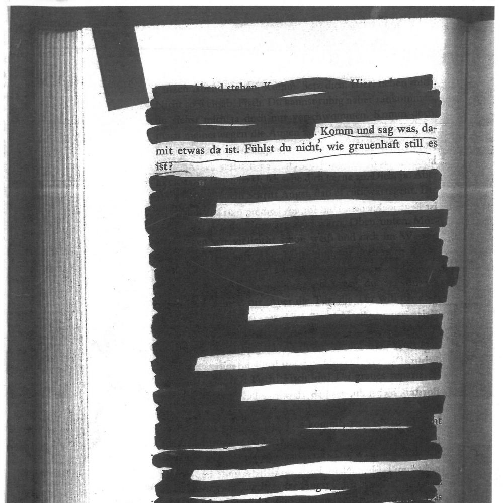 Textcollage Der Literarische Vorwurf an das Versprechen Nr.2