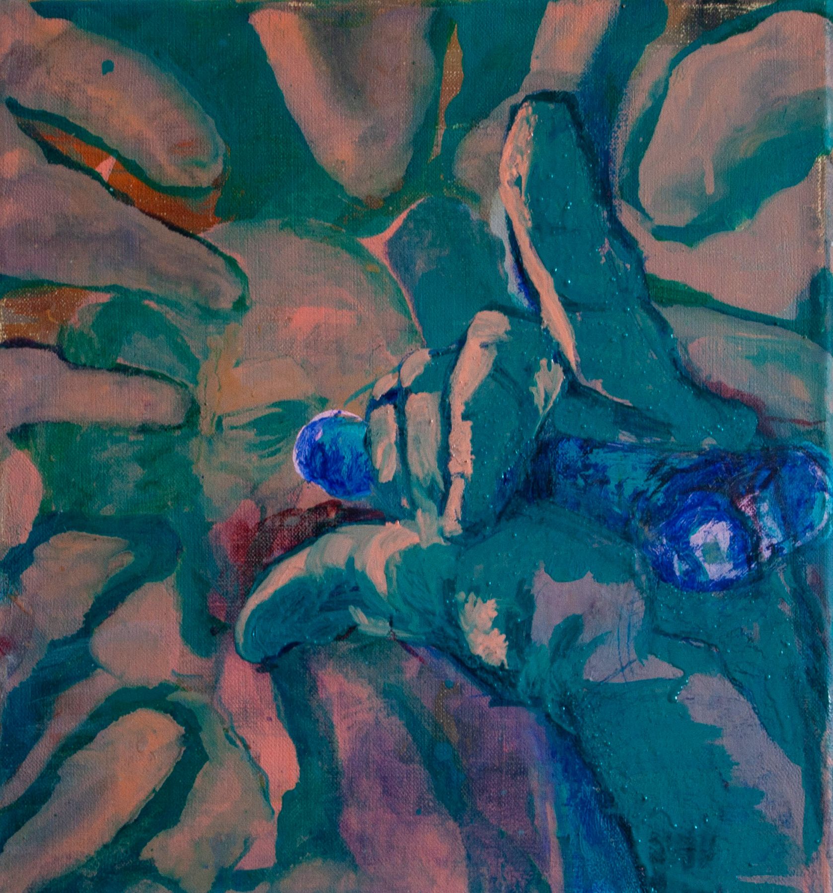 Selbstbildnis mit Knochenpfeife