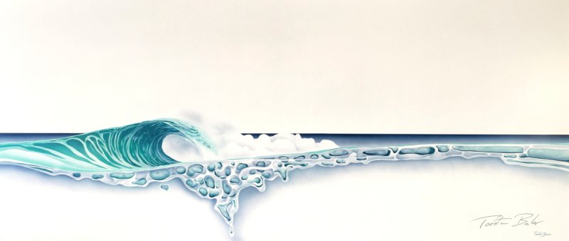 greenhole  "greenhole"  aludibond  acrylics, spraypaint, pen  150 cm x 65 cm  2017